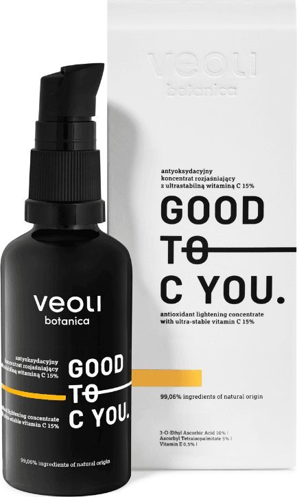 Veoli Botanica Veoli Botanica GOOD TO C YOU Antyoksydacyjny koncentrat rozjaśniający z ultrastabilną witaminą C 15%