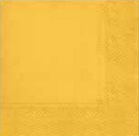 Paw Serwetki Lunch, 33x33cm, żółte (SDL110301)