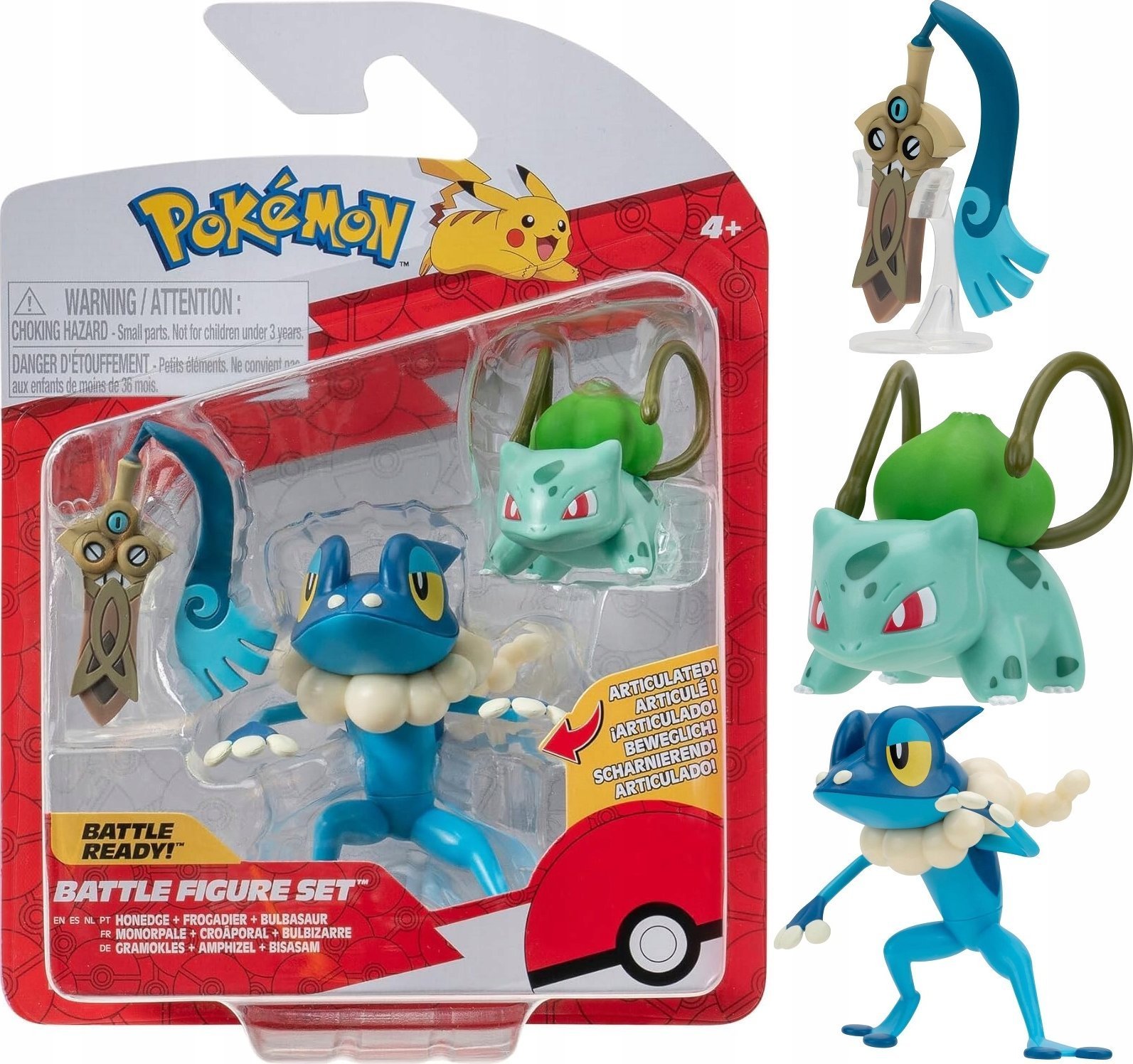 JAS POKEMON FIGURKI BIT HON BUL FRO W19