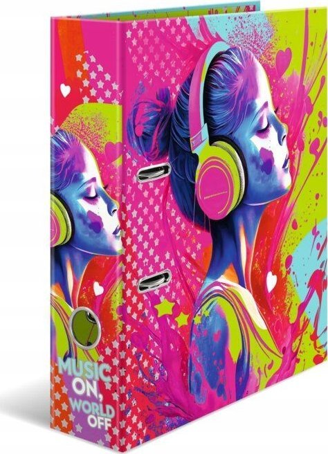 Segregator Herma HERMA Ordner A4 Karton Music Girl