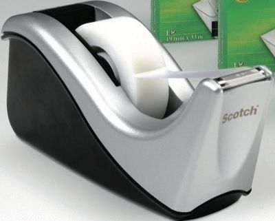 Scotch Podajnik do taśmy C60-ST, Czarno-srebrna (FT510110586)