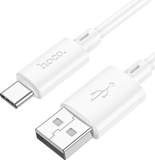 Kabel USB Hoco USB-A - USB-C 1 m Biały