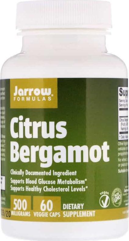 Jarrow JARROW FORMULAS Citrus Bergamot (Ekstrakt z cytrusów Bergamii) 60 Kapsułek wegetariańskich