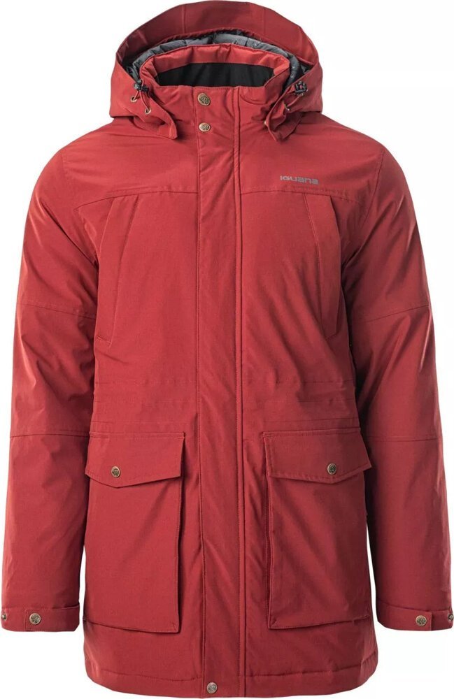 Kurtka męska Iguana Męska kurtka miejska Iguana NERMIN M000143083 sun-dried tomato/black rozmiar XL