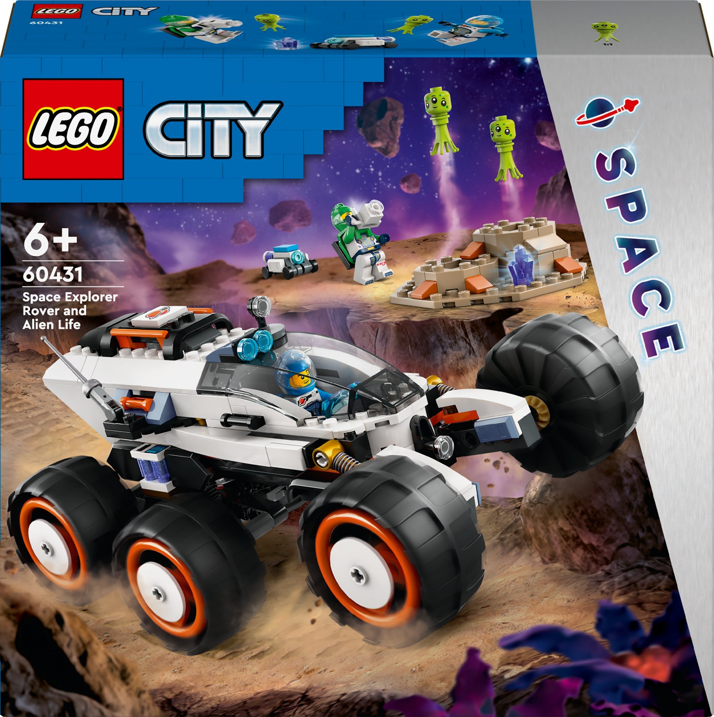 LEGO City Kosmiczny łazik i badanie życia w kosmosie (60431)