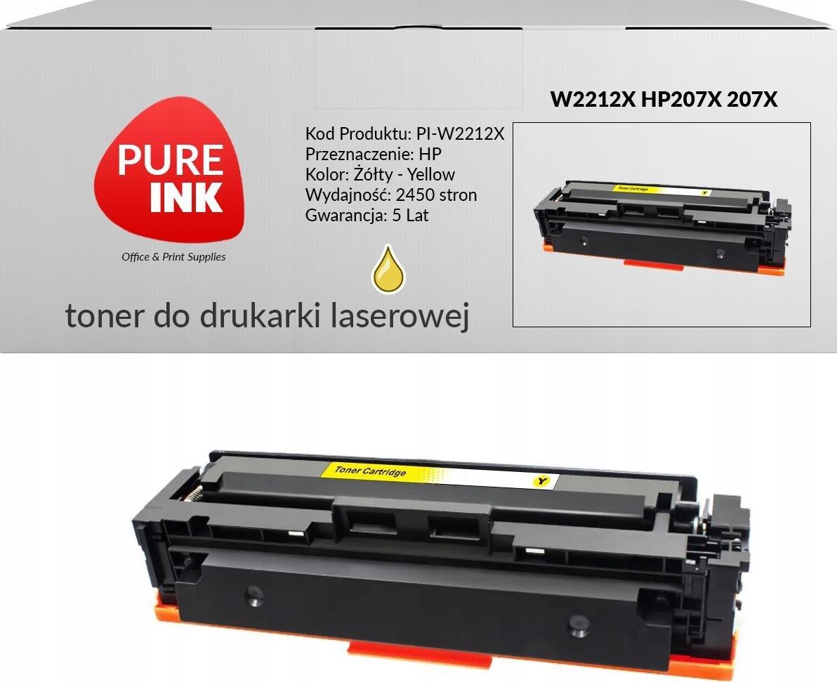 Toner Pureink Yellow Zamiennik 207X