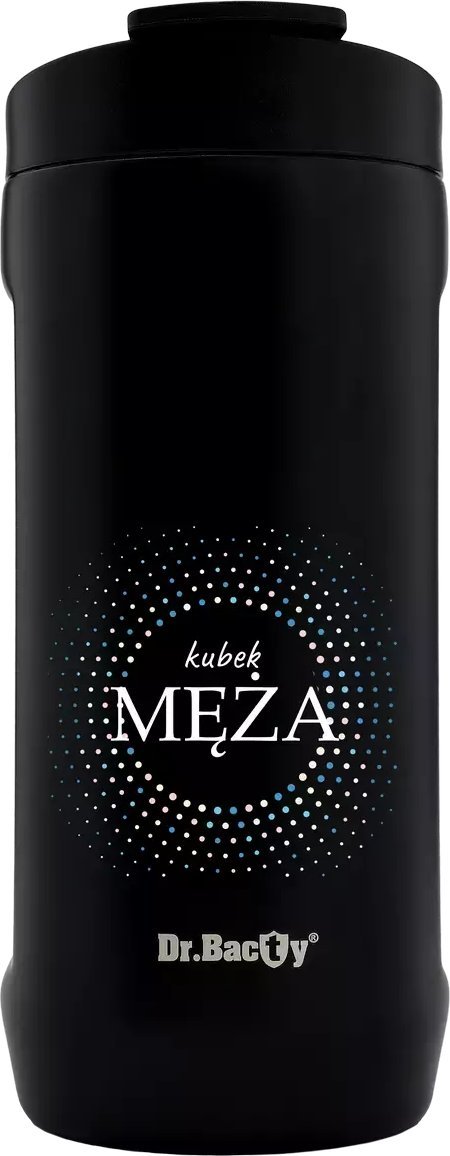 Dr.Bacty NOTUS Thermal Mug Black 354ml/12oz Kubek męża