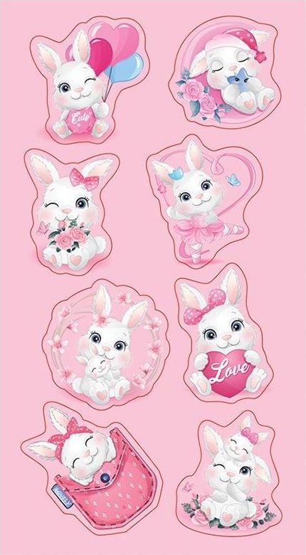 Ranok Naklejki Zajączki