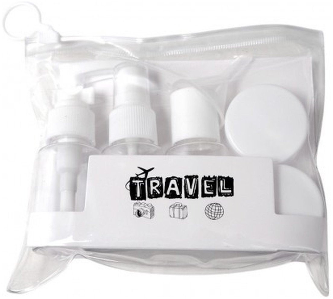 Ecarla Zestaw pojemniczków i akcesoriów podróżnych 7w1 ks122b