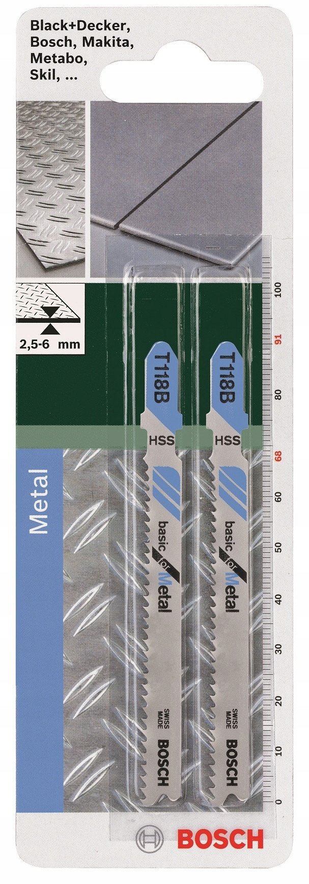 Brzeszczot do wyrzynarki HSS, T 118 B H