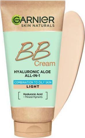 Garnier GARNIER_Hyaluronic Aloe All-In-1 BB Cream nawilżający krem BB do skóry mieszanej i tłustej Jasny 50ml
