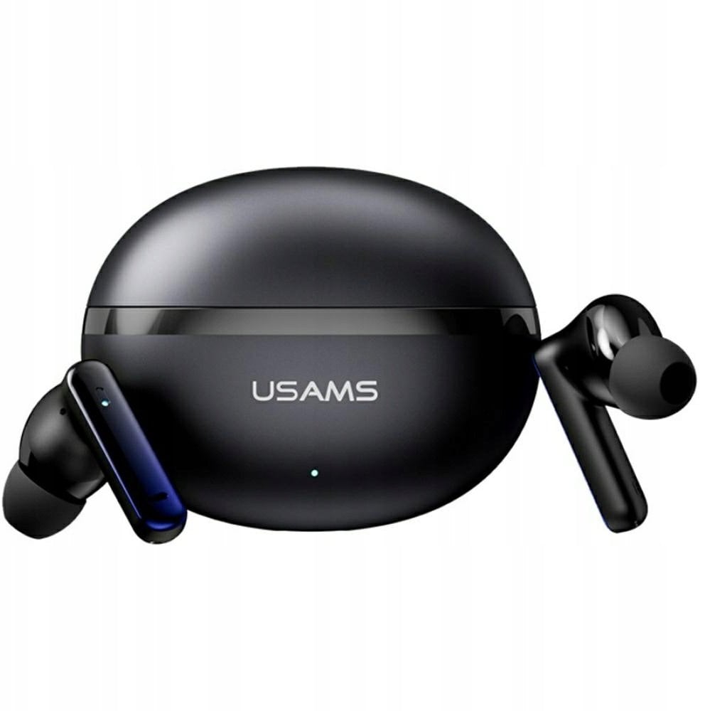 Słuchawki Bluetooth USAMS Echo E02 TWS ANC+ENC bezprzewodowe czarny