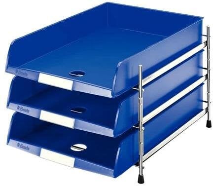 Esselte 623555, Metal, Plastic, Blue, C4, 3 drawer(s), Paper, 265 mm