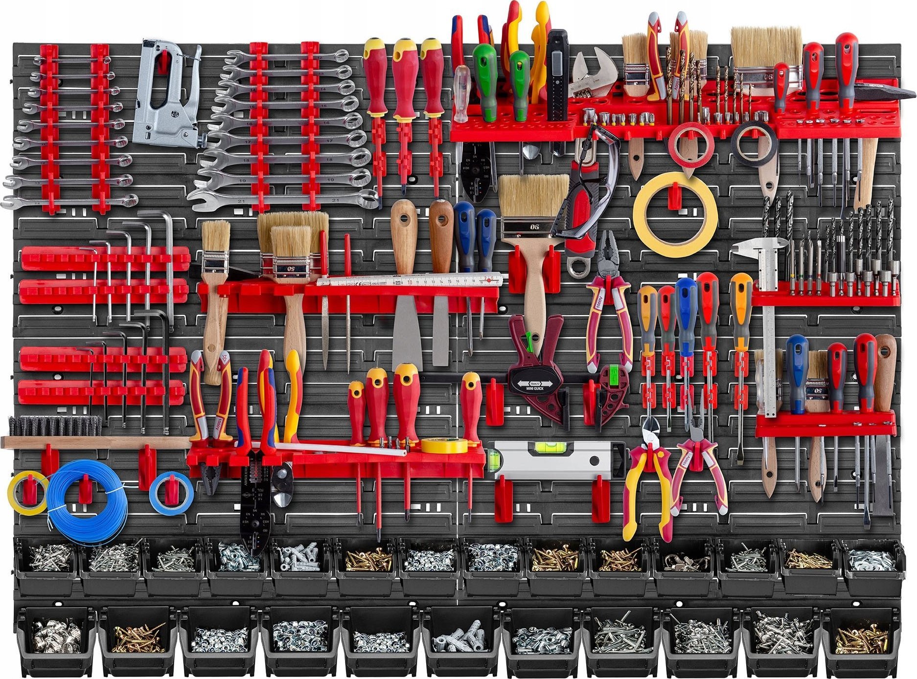 Kadax KADAX Tablica Narzędziowa Ścianka 116x78cm 70 el