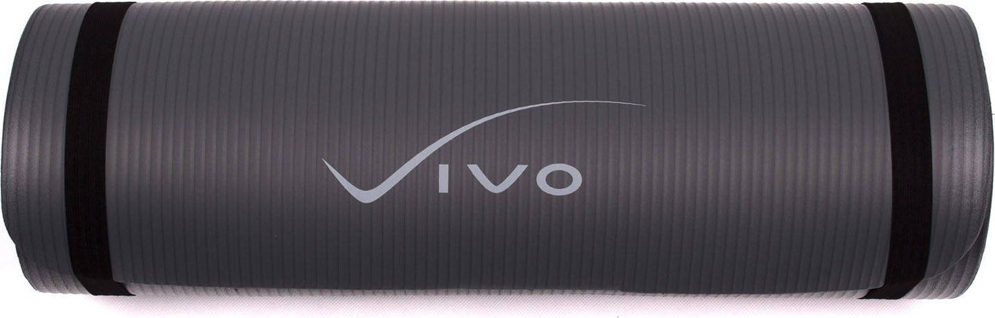 Vivo Mata treningowa FA-2052 180 cm x 60 cm x 1.5 cm czarna