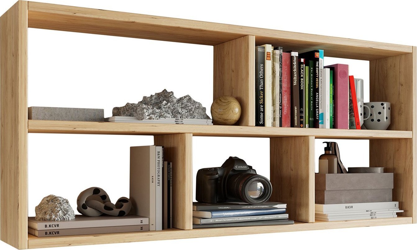 Elior Nowoczesna półka wisząca do salonu sonoma - Gerva