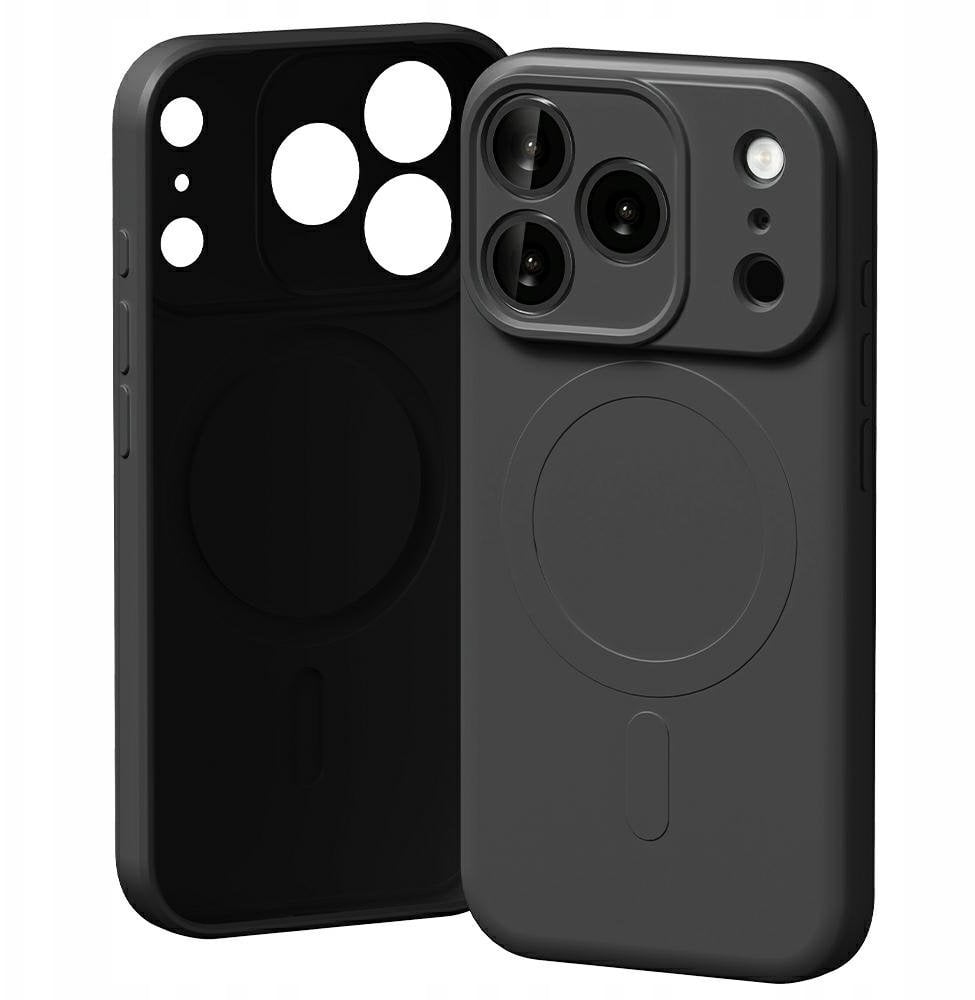 Etui Mercury Semi-Silicone MagSafe do iPhone 17 Pro czarny