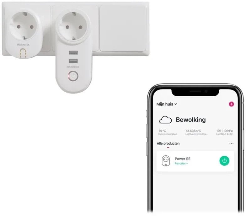 Marmitek Marmitek POWER SE Smart Wi-Fi power plug 15A