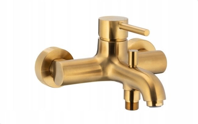 Bateria wannowa KFA 5034-010-31 / KFA / MOZA / BATERIA WANNOWA ŚCIENNA, ZŁOTY SZCZOTKOWANY PVD /