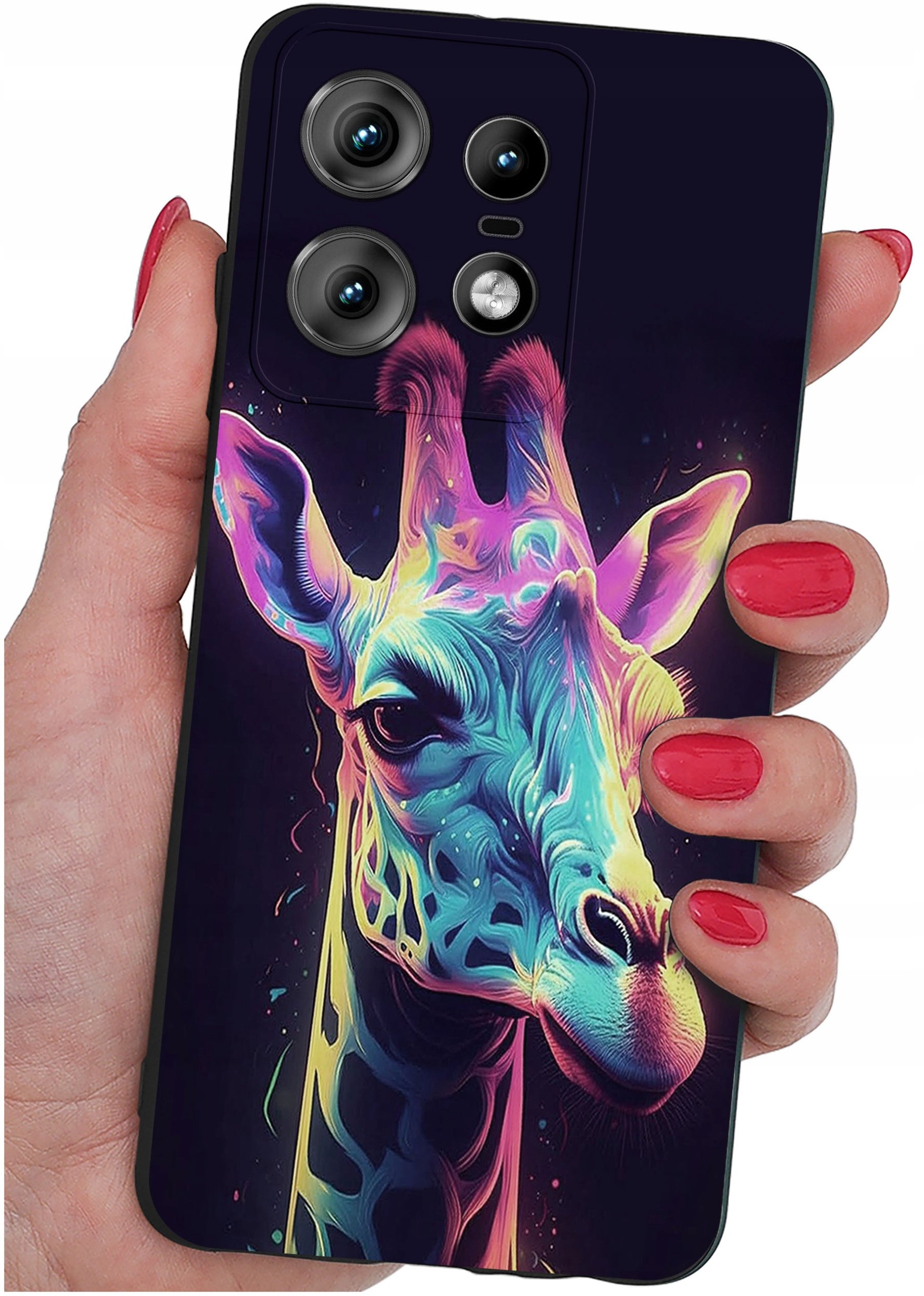 Etui do Motorola Moto EDGE 50 Pro WZORY |SILIKONOWE MATT CASE