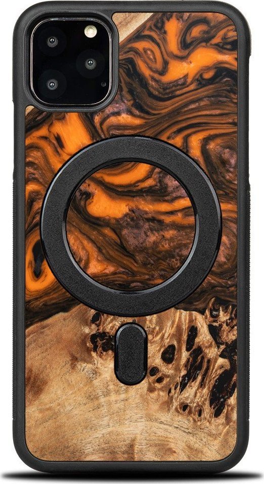 BeWood Etui Bewood Unique na iPhone 11 Pro Max - Orange z MagSafe
