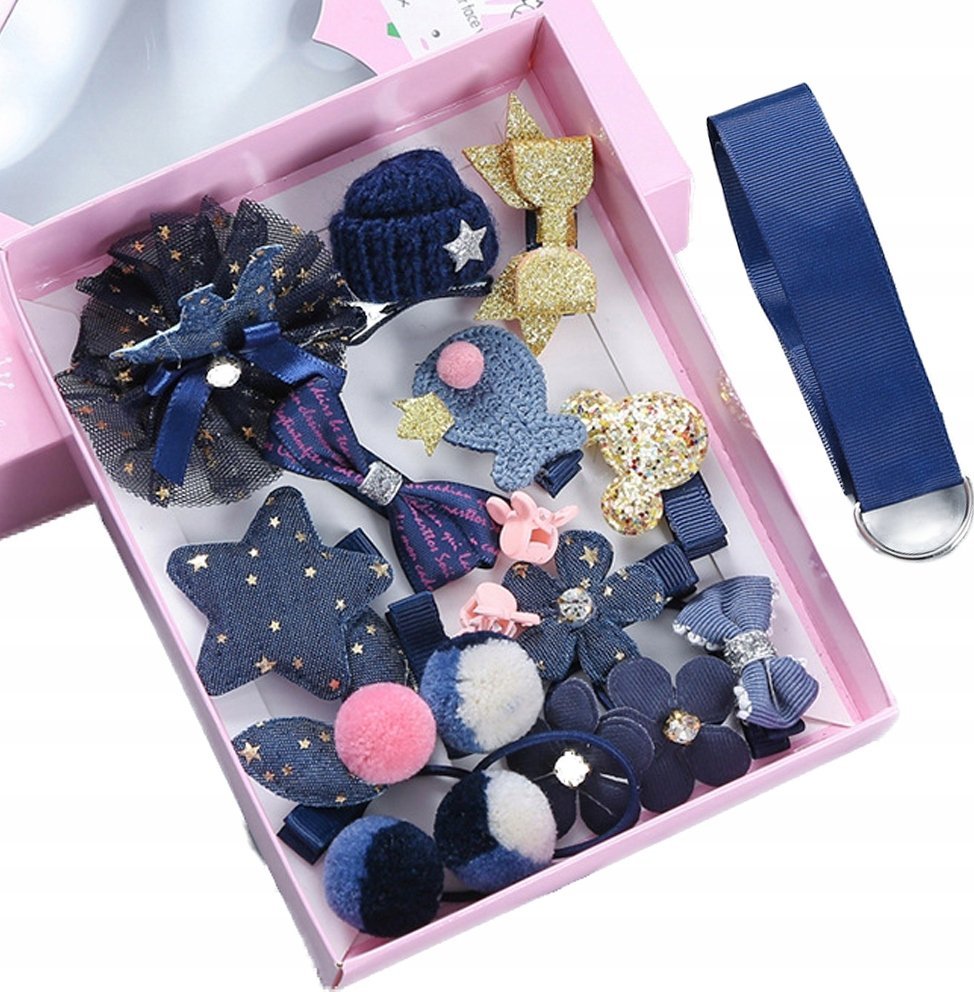 Korbi ZESTAW DZIEWCZYNKI GUMKI WŁOSÓW SPINKI PREZENT 2