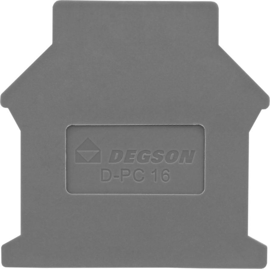 Degson Płytka końcowa do złączki szynowej 16mm2 PC16 DGN 3572