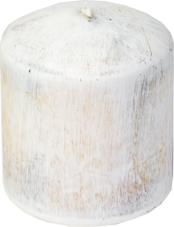 Tajemniczy ogród Świeca White Wood słupek 70/H90