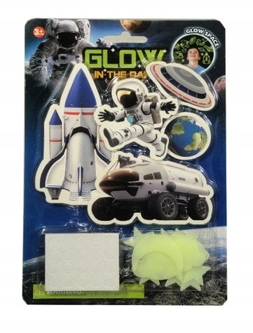 Dekoracje ścienne świecące w ciemności gwiazdy oraz kosmos na blistrze