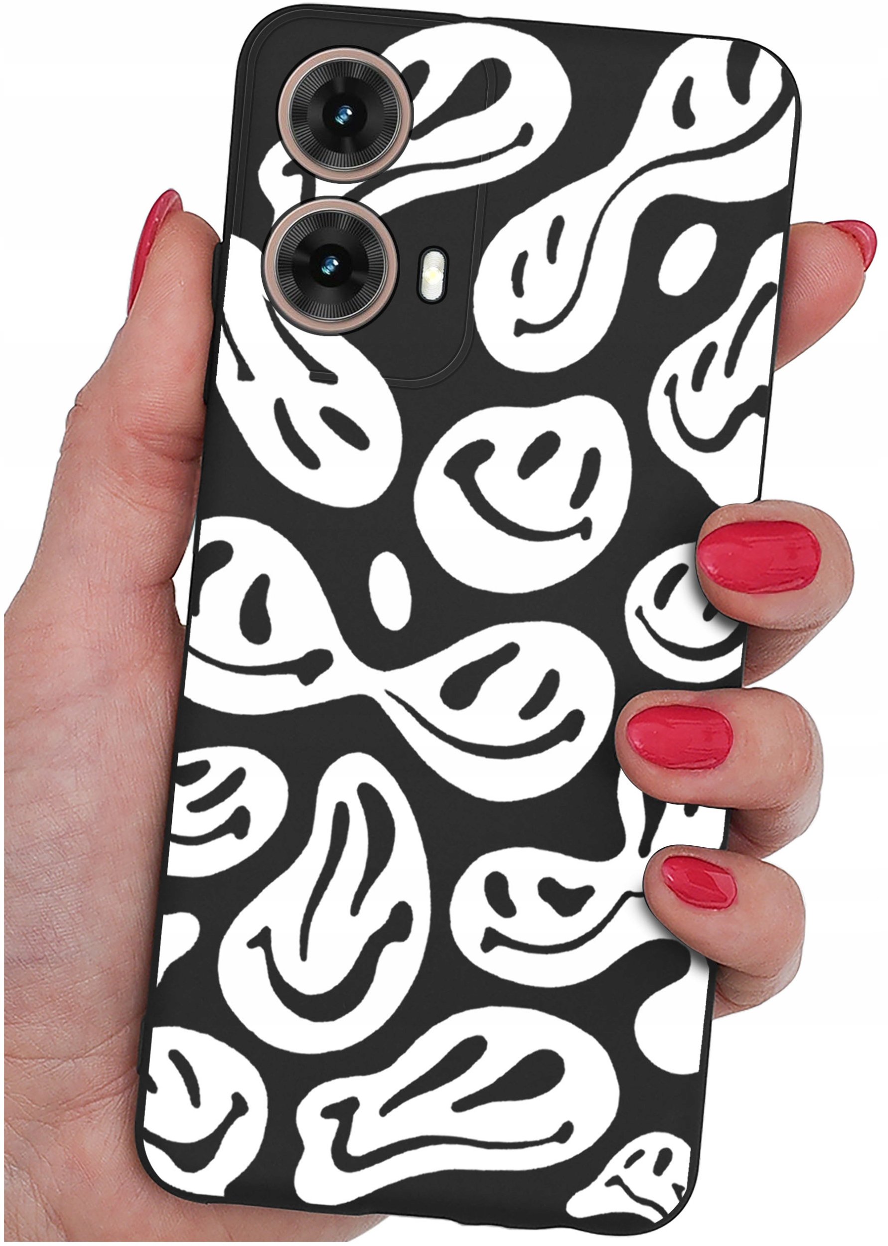 Etui do Motorola Moto G85 5G WZORY |SILIKONOWE MATT CASE