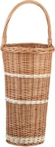 WickerPL Wiklinowy kosz na parasole z rączką 25 H40/57 cm