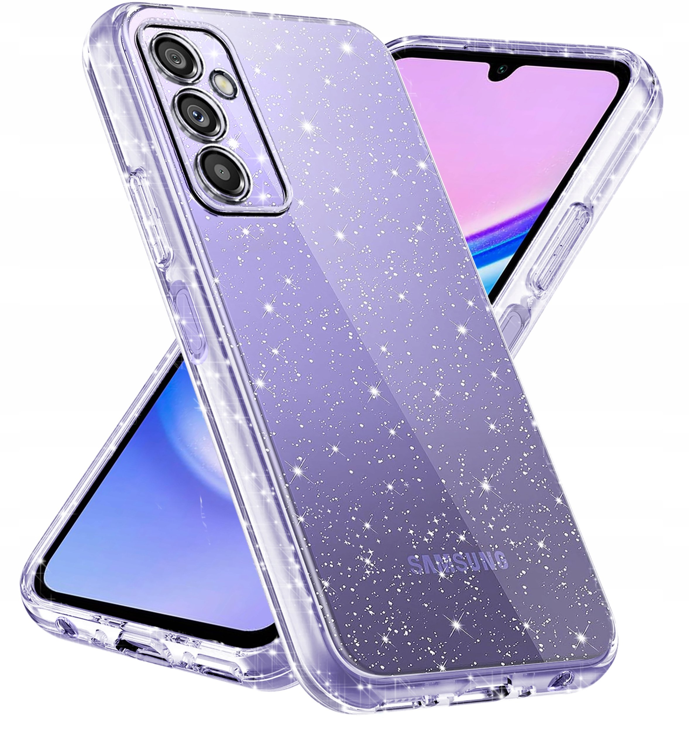 Etui do Samsung Galaxy M15 5G SILIKONOWE BROKATOWE CASE + SZKŁO