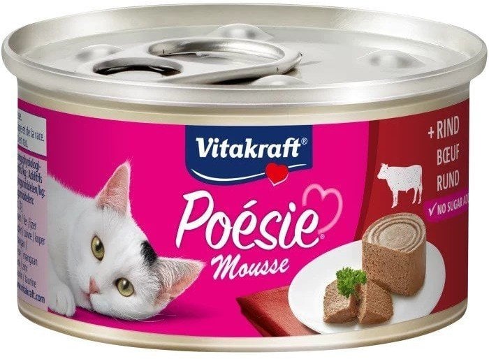 VITAKRAFT POESIE MUS wołowina karma dla kota 85g