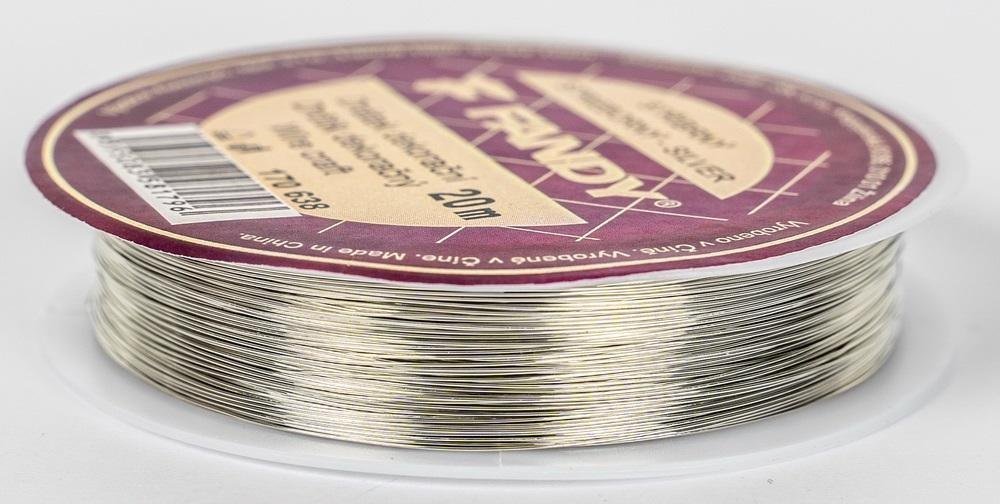 FANDY Drucik metalowy 20m srebrny