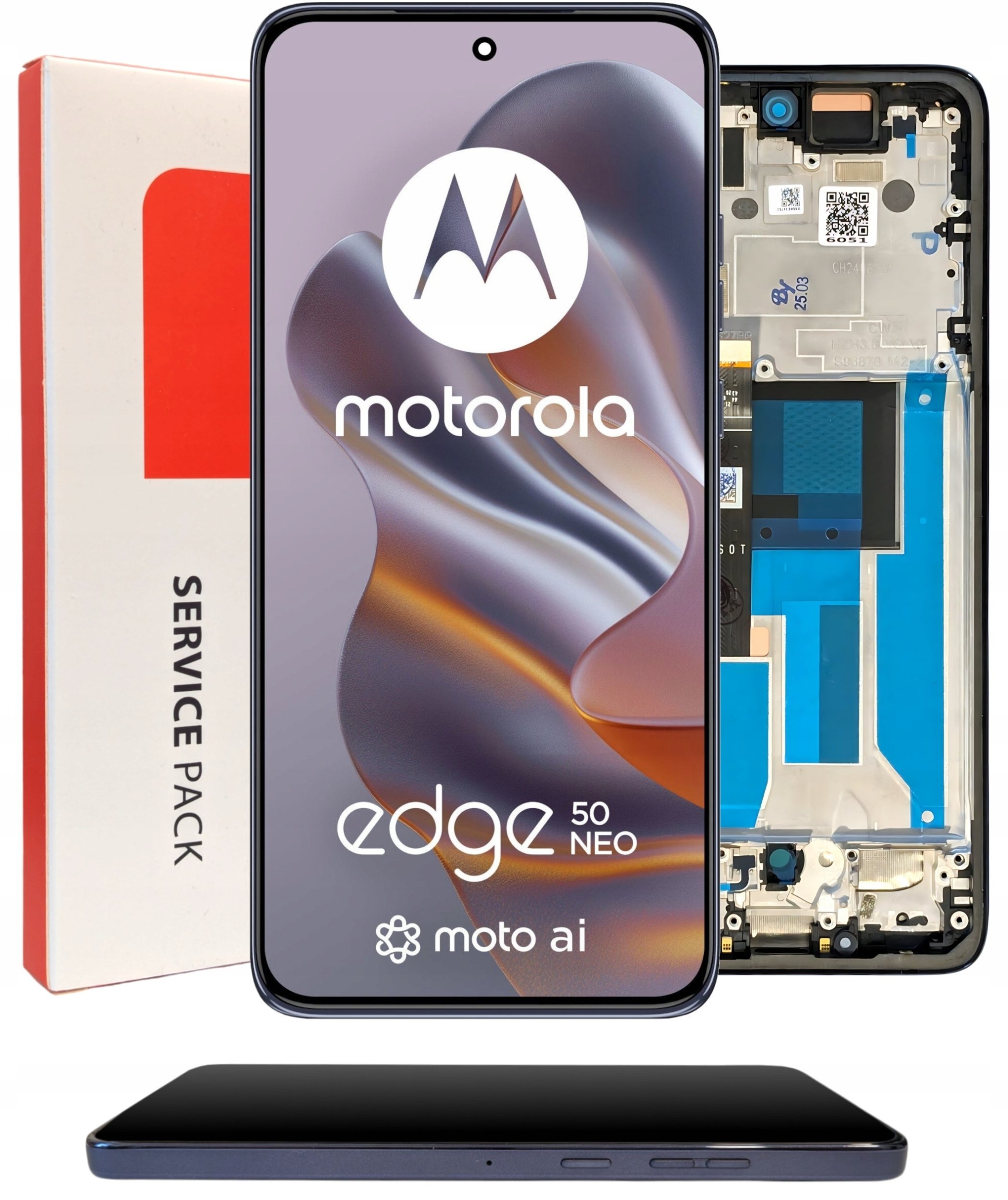 Wyświetlacz do Motorola Edge 50 Neo Ekran LCD Ramka Oryginał Zila (5904858351145)