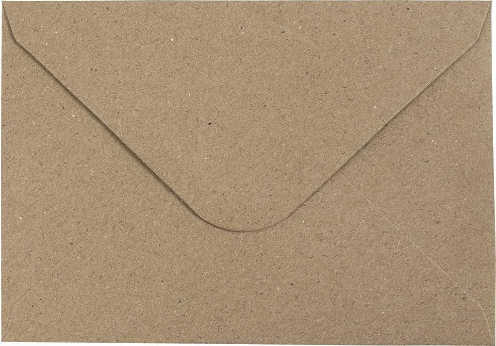 Focus Focus Envelope 115x160 Brown 120g 50 pcs