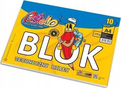 Pastello Pastello blok techniczny A4 10k gr.170g 9185