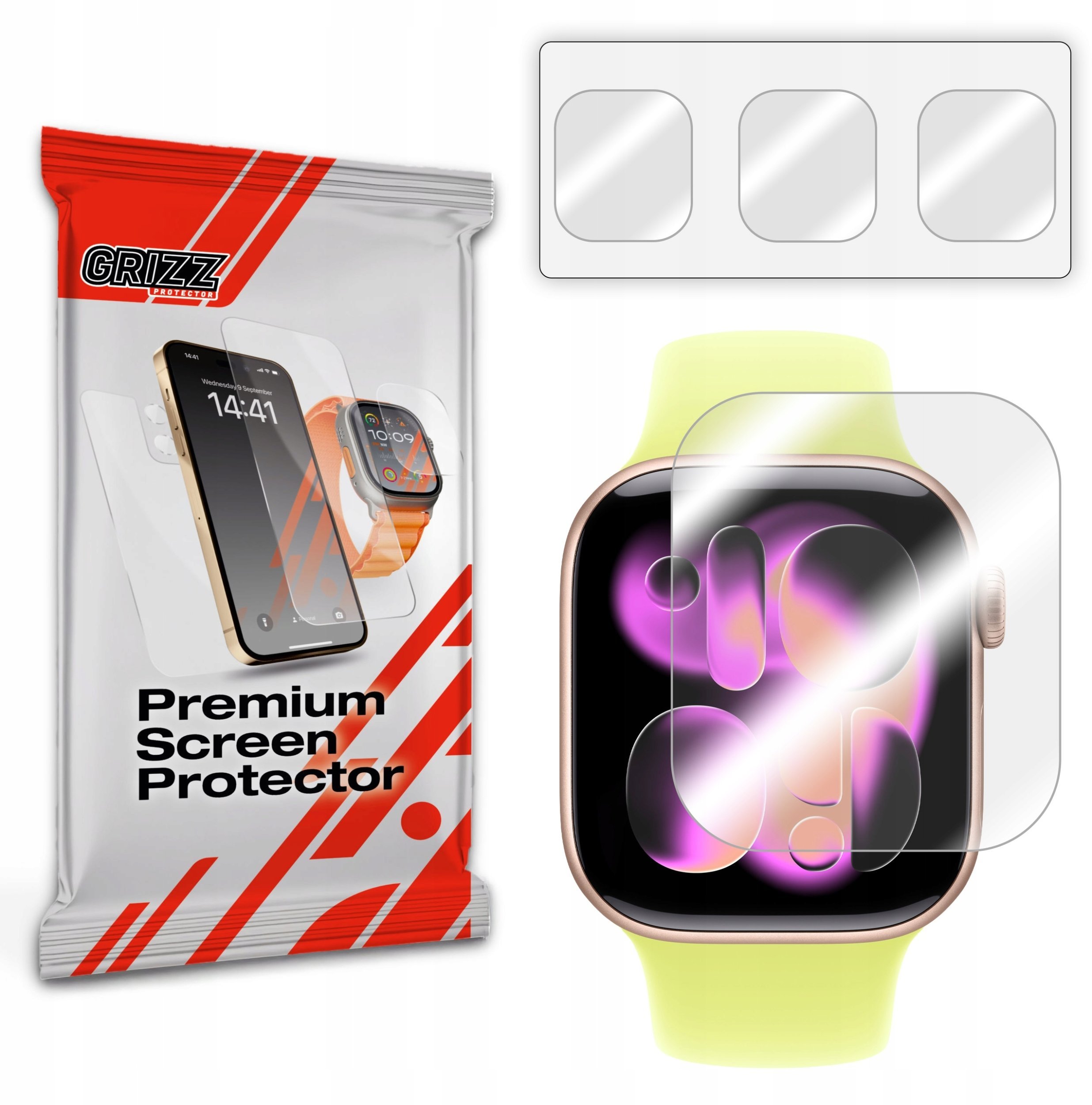 Folia hydrożelowa GrizzGlass Hydrofilm do Apple Watch 11 42mm