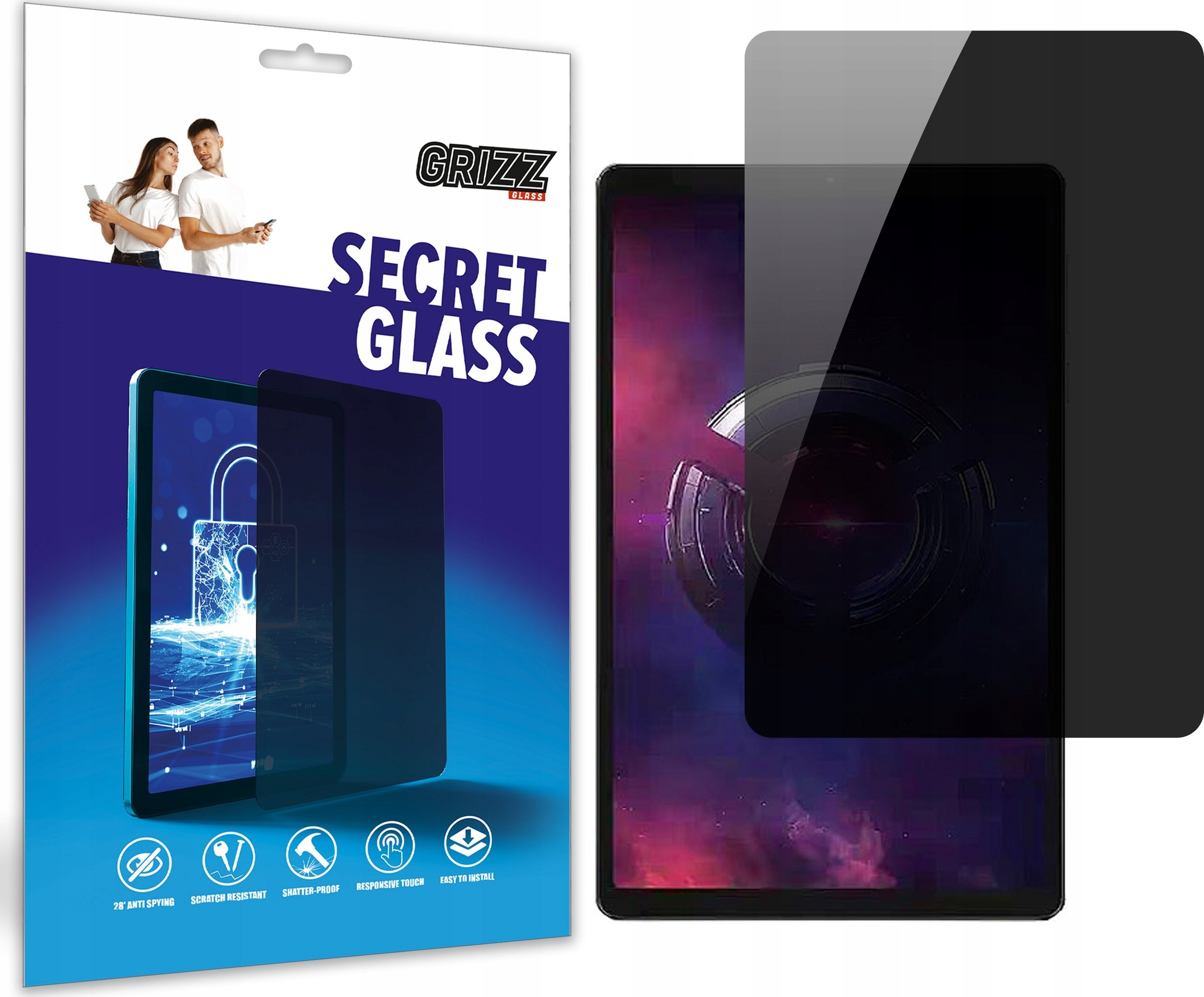 Szkło prywatyzujące GrizzGlass SecretGlass do Lenovo Legion Tab 3