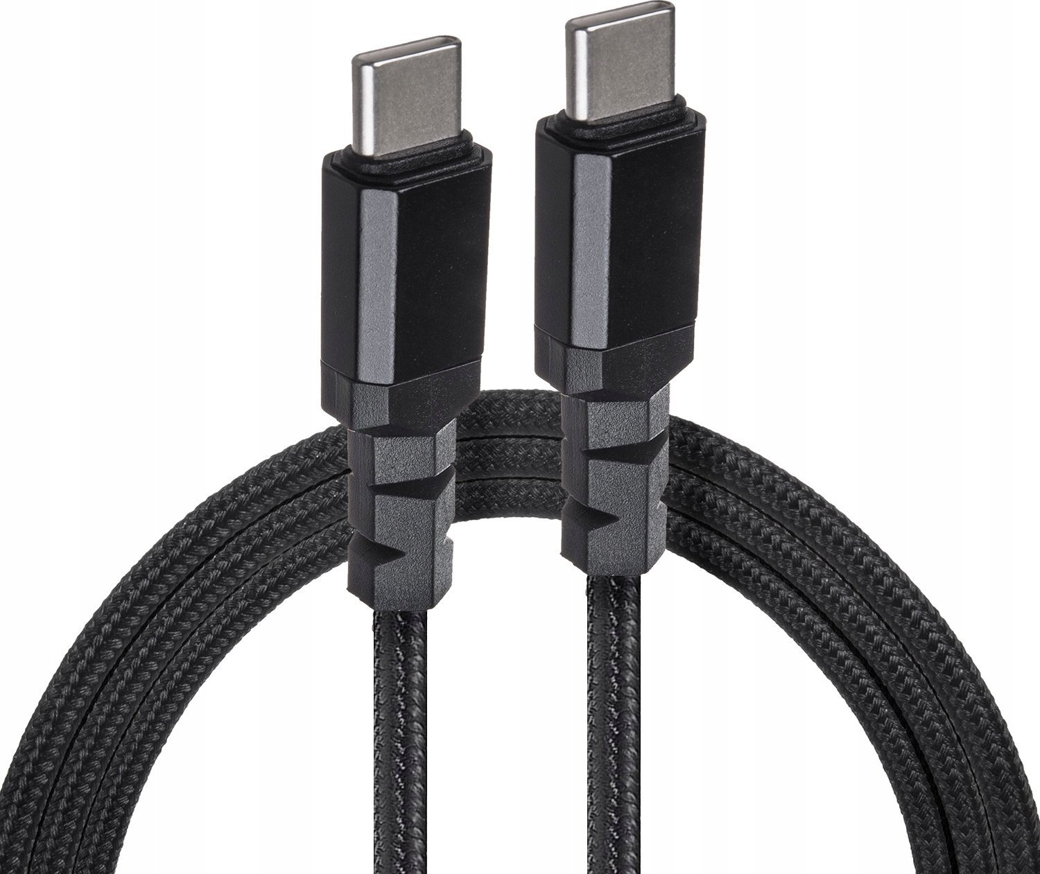 Kabel USB Maclean USB-C - USB-C 1 m Czarny (3)