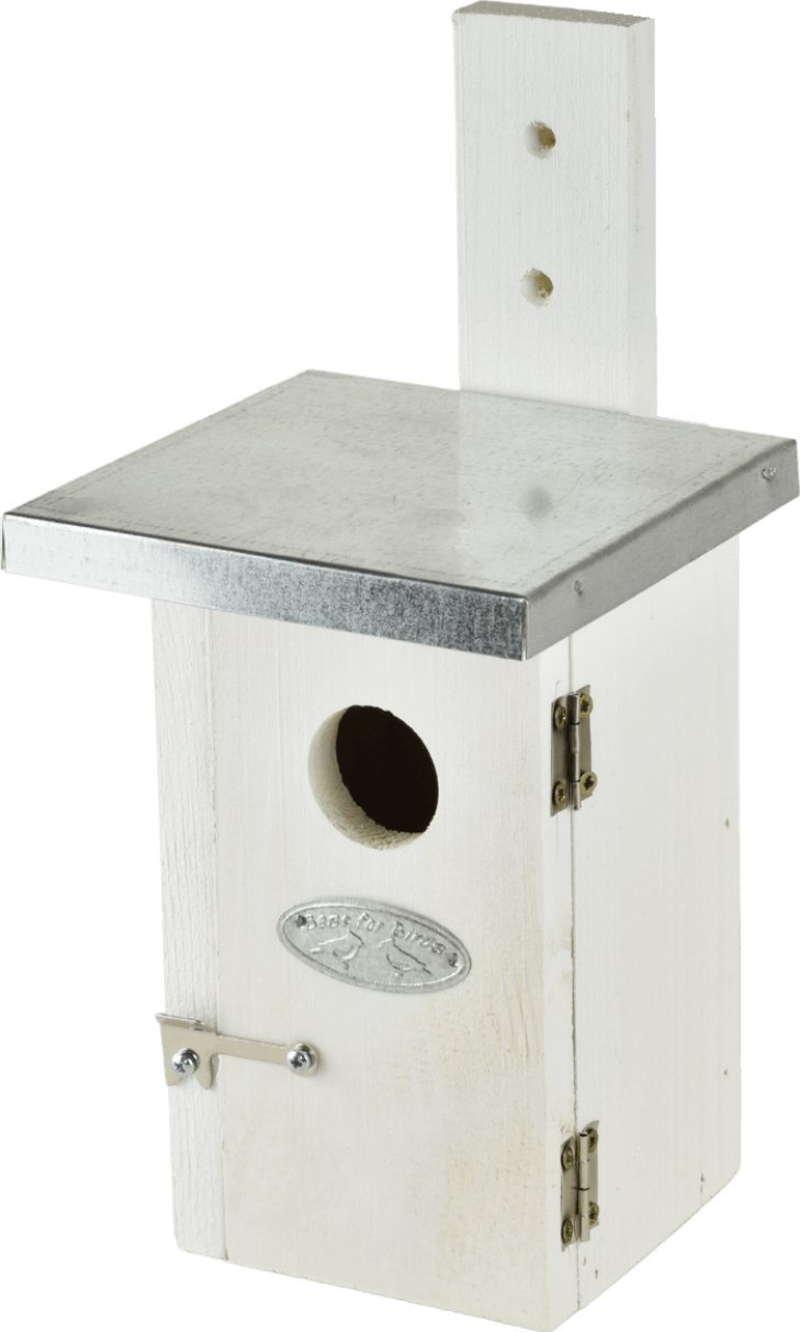 Tajemniczy ogród Domek dla ptaków biały