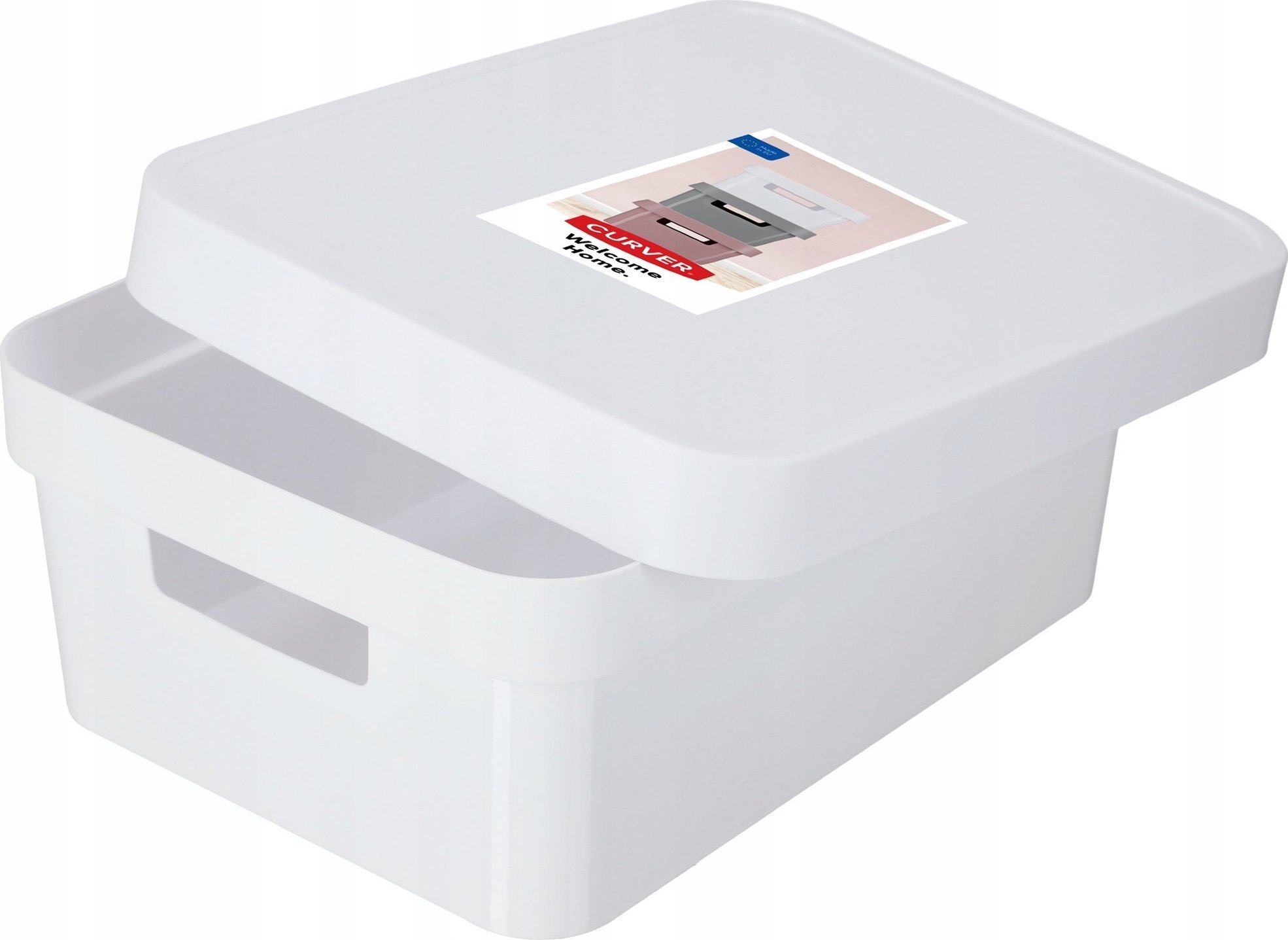 Kadax Curver Pojemnik Pudełko Z Pokrywką 11 L Biały