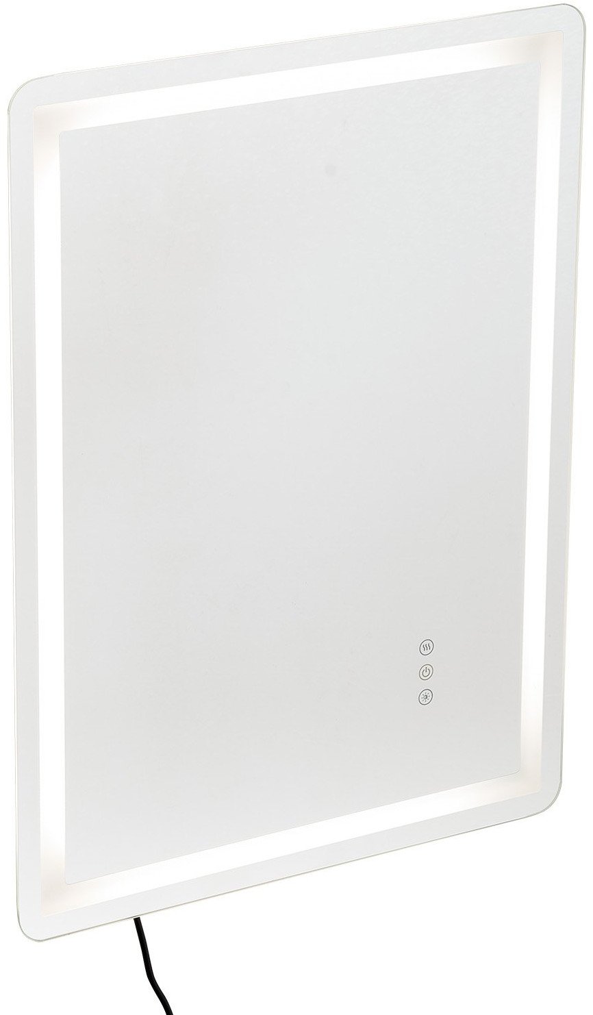 Lustro LED do Łazienki 60x80 cm z Podświetleniem i Funkcją Anti-Fog