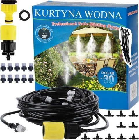 ER4 KURTYNA WODNA 20M MGIEŁKA OGRODOWA ZRASZACZ