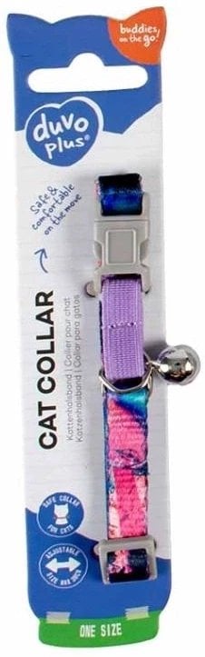 DUVO+ OBROŻA KOT FLOWER SPLASH Z DZWONKIEM 20-30cm/10mm 15551