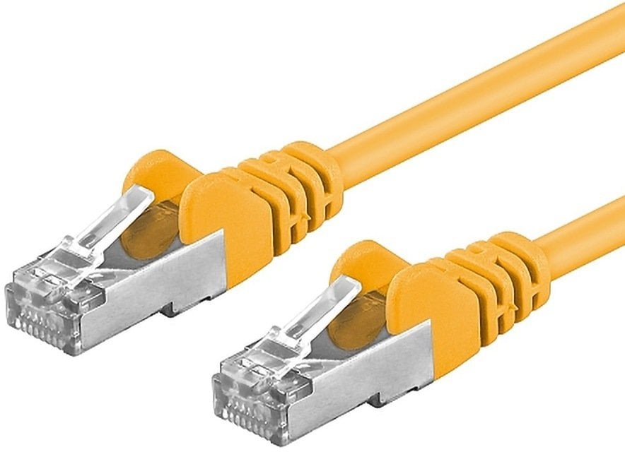 PremiumCord SP6ASFTP100Y kabel sieciowy Yellow 10 m Cat6a S/FTP (S-STP)