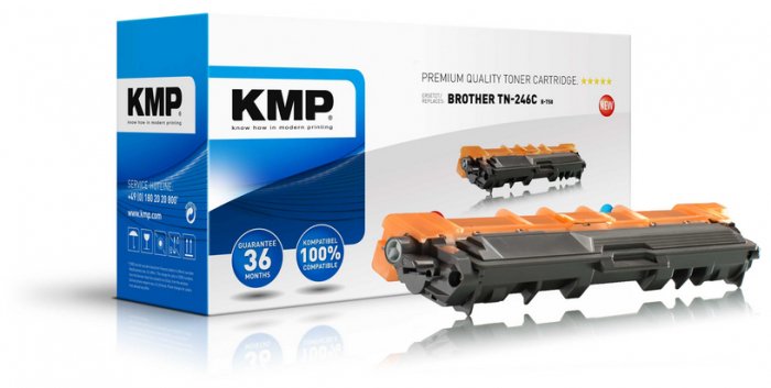 Toner KMP Toner Brother TN-246C/TN246C comp. cyan B-T58 - 1248,3003