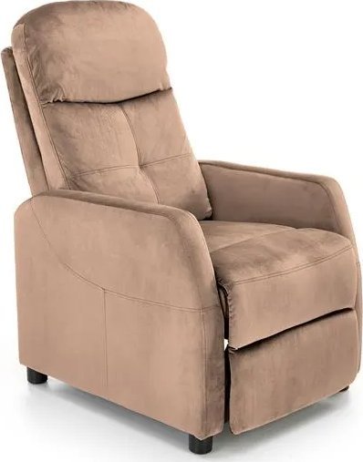 Halmar Fotel rozkladany FELIPE 2 VELVET beżowy HALMAR