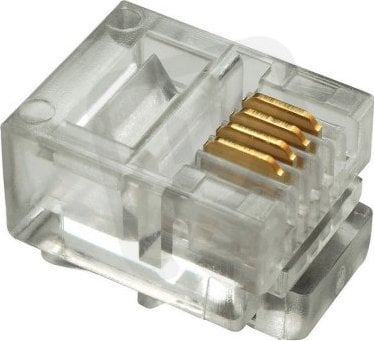Solarix Konektor RJ11 CAT3 UTP 6p4c nieekranowany na linkę
