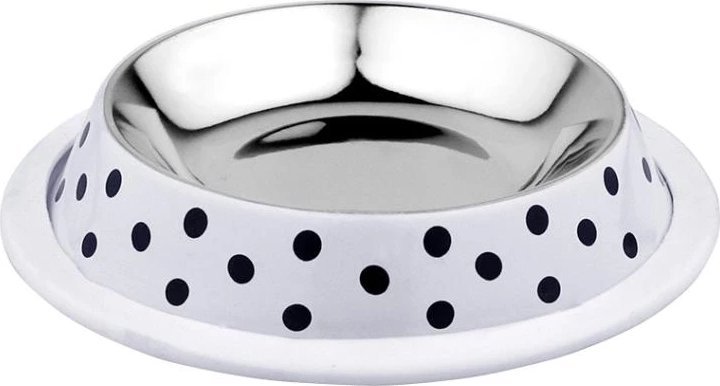 Duvo+ Duvo+ Metalowa Miska Dla Psa Kropki L 1L 25,8cm